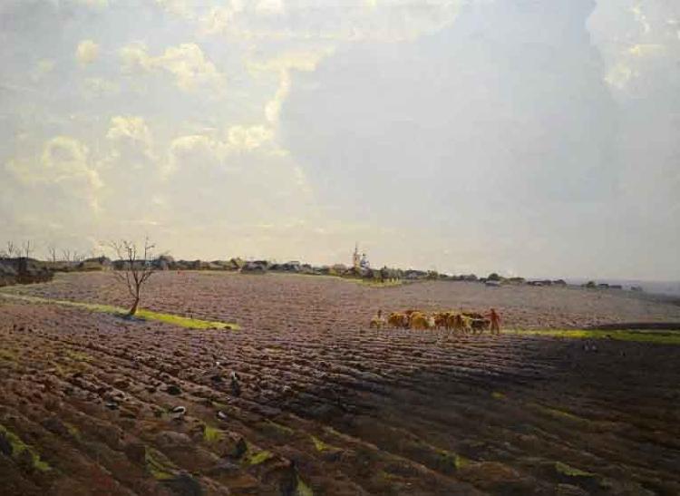 Nikolay Nikanorovich Dubovskoy The Land oil painting image